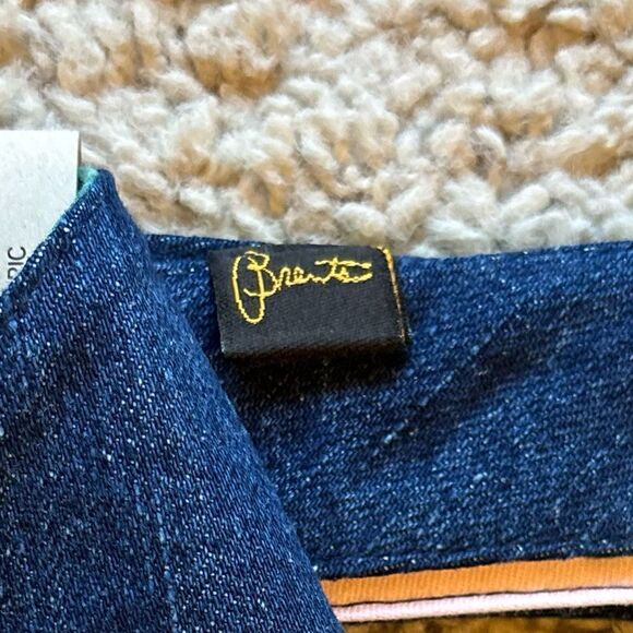 NWOT King Nalily 100% Сotton Pink Tropical Print Slim Tie - Picture 7 of 7